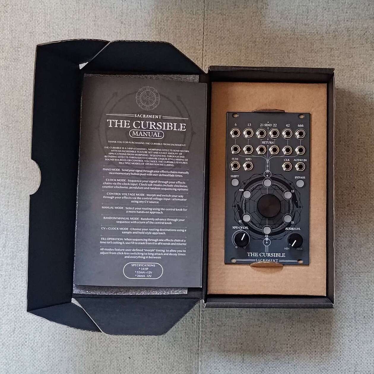 Sacrament Modular: The Cursible - 1 500:- • Vend